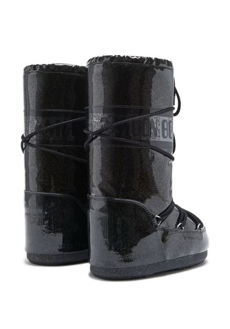 Stivali da neve Icon Glitter in nero-MOON BOOT  unisex MOON BOOT | 80D1402850N001